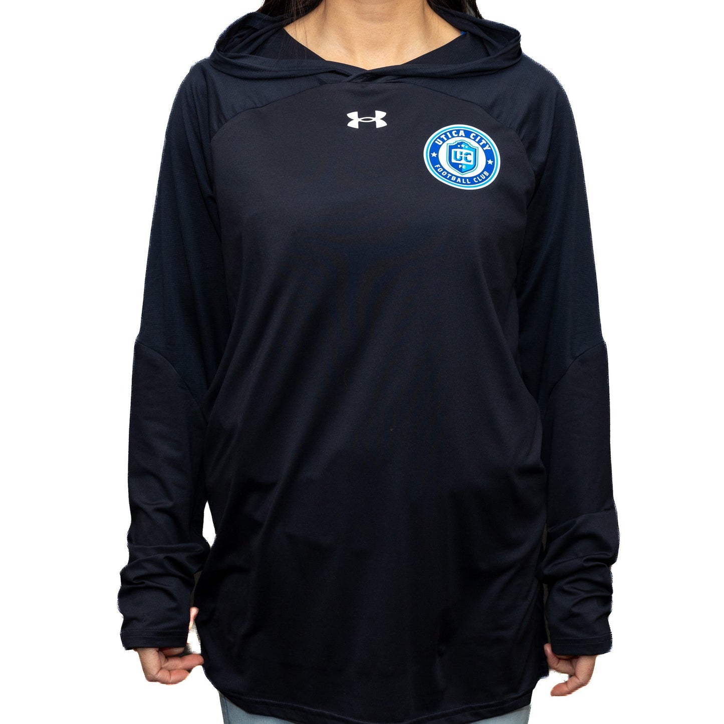 UCFC Under Armour Black Hooded Training Pullover