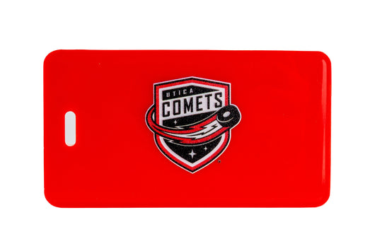 Utica Comets Red Luggage Tag
