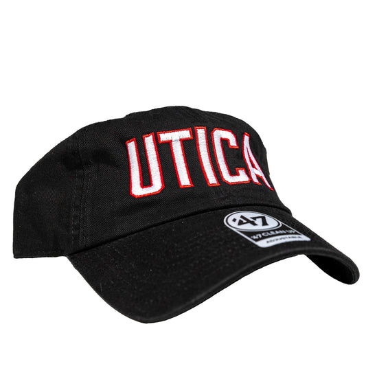 Utica Comets Black 47 Bold Hat