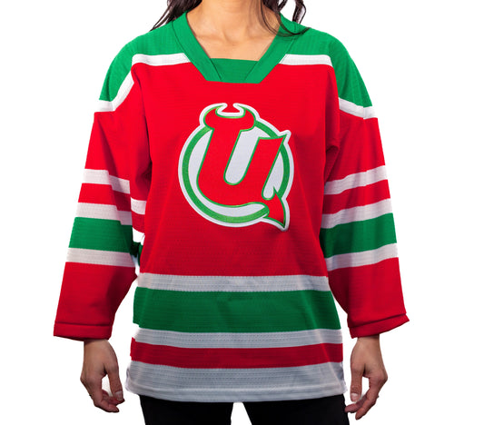 Utica Devils Red Throwback YOUTH Replica Jersey *ONLINE ONLY*